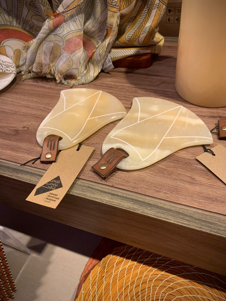 Lotus Alabaster Coaster Set
